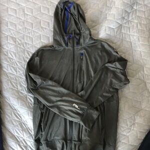 Men’s RLX Ralph Lauren grey hoodie in size Large, excellent  condition.